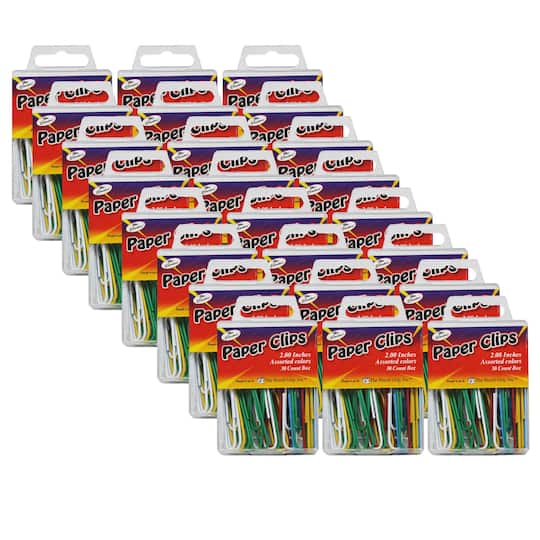 The Classics™ Assorted Colors 2" Paper Clips, 24 ct By The Pencil Grip | Michaels®
